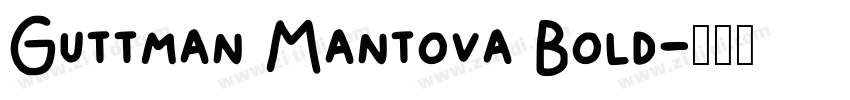 Guttman Mantova Bold字体转换